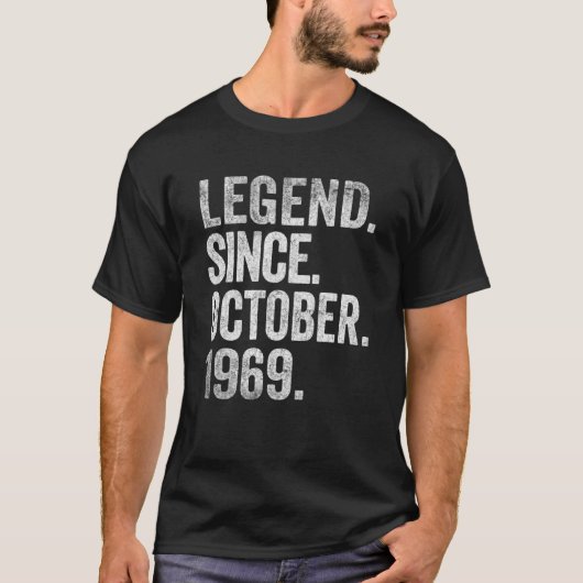 伝説1969年10月以来53歳53歳 Tシャツ (正面)