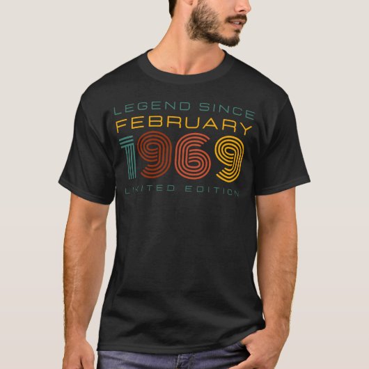 伝説1969年2月号 Tシャツ (正面)