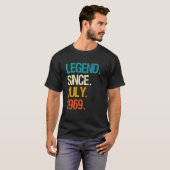 伝説1969年7月以来53歳53誕生 Tシャツ (正面フル)