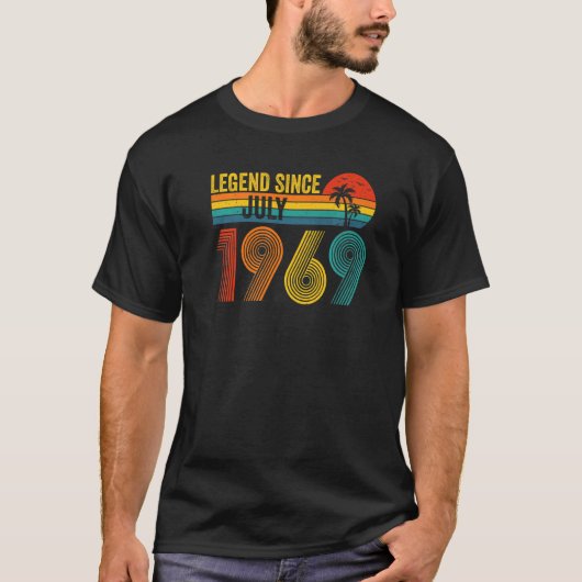 伝説1969年7月以来53誕生日53歳 Tシャツ (正面)