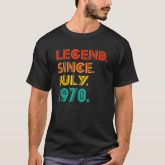 伝説1970年7月以来の誕生日アイディアVintの誕生 Tシャツ