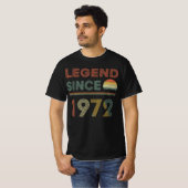 伝説1972年以来のヴィンテージレトロ, 1972日ギフト Tシャツ (正面フル)