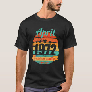 伝説1972年4月以来50年50s 50.誕生日 tシャツ