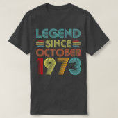 伝説1973年10月49歳49歳 Tシャツ (デザイン正面)