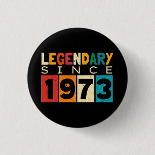 伝説1973年51誕生日以来 缶バッジ
