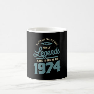 伝説1974年からの誕生日ギフト コーヒーマグカップ