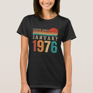伝説1976年1月47歳47歳 Tシャツ