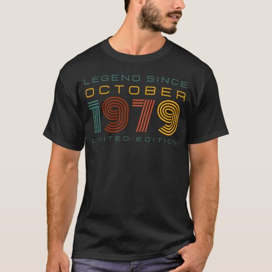 伝説1979年10月以来、限定版メンズ Tシャツ (正面)