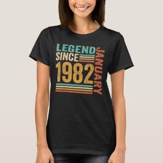 伝説1982年1月以来41歳41歳 Tシャツ