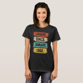 伝説1982年1月以来41歳41歳 Tシャツ (正面フル)