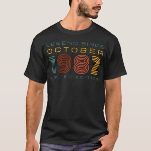 伝説1982年10月以来、限定版メンズ Tシャツ