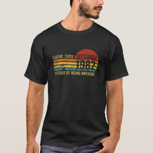 伝説1982年9月以来39誕生日39年 Tシャツ