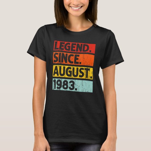 伝説1983威厳がある年ヴィンテージ39歳39歳 Tシャツ (正面)