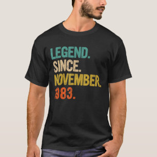 伝説1983年11月以来39歳バレ Tシャツ
