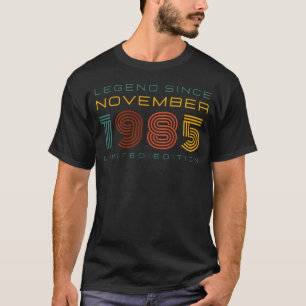伝説1985年11月以来、限定版メンズ Tシャツ