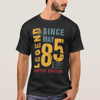 伝説1985年5月以来37歳37誕生 Tシャツ