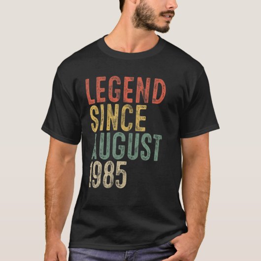 伝説1985 35威厳があるth誕生日ギフト35年 tシャツ (正面)