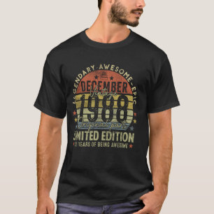 伝説1988年12月以来レトロ36番目の誕生日不機嫌 Tシャツ