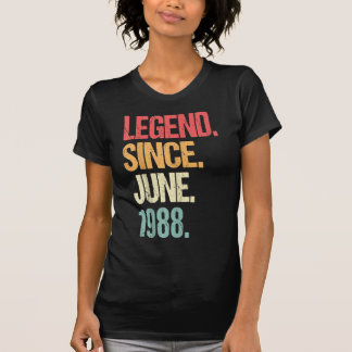 伝説1988年6月以来31st誕生日ギフトTシャツ Tシャツ