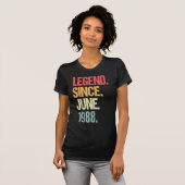 伝説1988年6月以来31st誕生日ギフトTシャツ Tシャツ (正面フル)