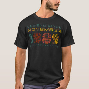 伝説1989年11月以来、限定版メンズ Tシャツ