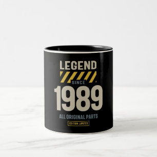 伝説1989年34歳の誕生日 ツートーンマグカップ
