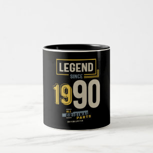 伝説1990年33歳の誕生日 ツートーンマグカップ