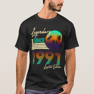 伝説1991年4月以来ヴィンテージ30th誕生 tシャツ