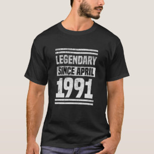 伝説1991年4月30日の誕生日 Tシャツ