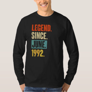 伝説1992年6月30歳30歳 Tシャツ