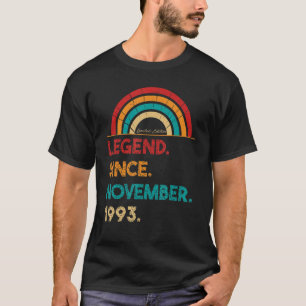 伝説1993年11月29日誕生日生まれ入 Tシャツ