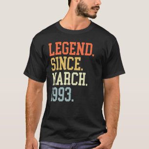 伝説1993年3月女男性へ性1993年3月 Tシャツ