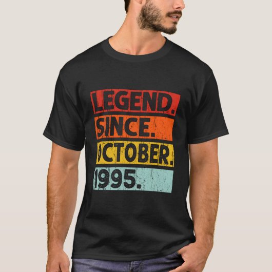 伝説1995年10月ヴィンテージ1995年10月Bir Tシャツ (正面)