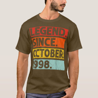 伝説1998年10月24誕生日24年 Tシャツ
