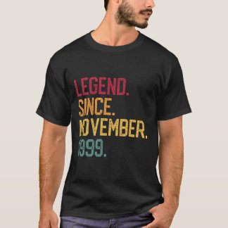 伝説1999年11月21日誕生日ギフト21Y Tシャツ