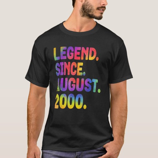 伝説2000威厳がある年23歳絞り染め23位 Tシャツ (正面)
