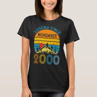 伝説2000年11月22日誕生日22年 Tシャツ