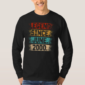 伝説2000年6月22日誕生日22歳 Tシャツ