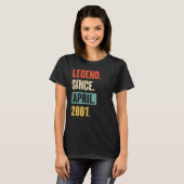 伝説2001年4月から誕生日22nd装飾 tシャツ (正面フル)