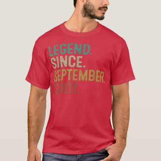 伝説2001年9月からヴィンテージ21日 Tシャツ