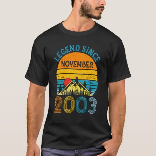 伝説2003年11月19誕生日19年 Tシャツ (正面)