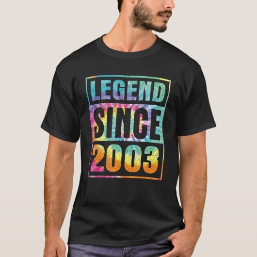 伝説2003年19歳19誕生日ネクタイD Tシャツ (正面)