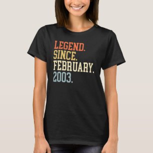 伝説2003年2月女史男性へ2月 Tシャツ