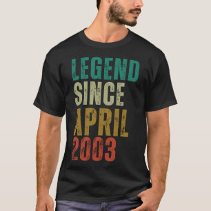 伝説2003年4月18日誕生日贈呈18年 Tシャツ