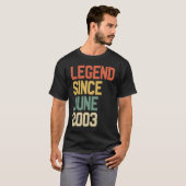 伝説2003年6月18誕生日18歳 Tシャツ (正面フル)