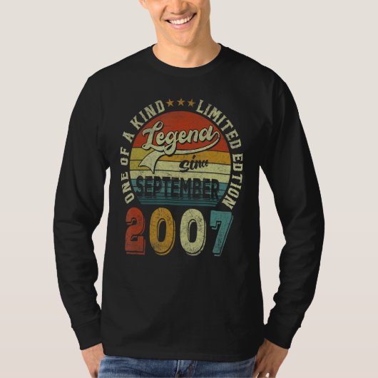 伝説2007年9月以来15歳バレ Tシャツ (正面)