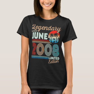 伝説2008年6月ハッピーバースデー14歳Lt Tシャツ