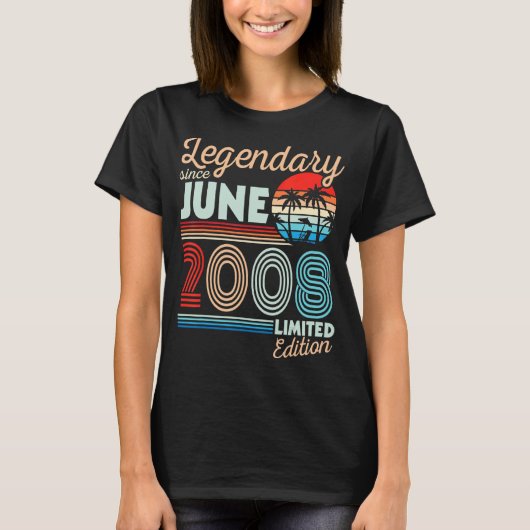 伝説2008年6月ハッピーバースデー14歳Lt Tシャツ (正面)