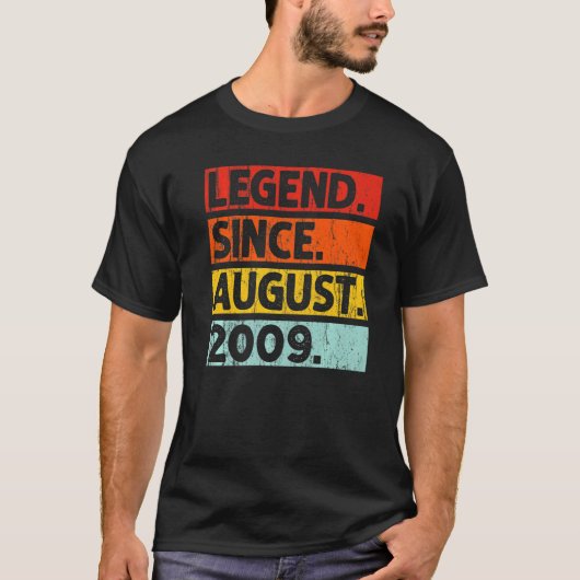 伝説2009威厳がある年ヴィンテージ13歳13歳 Tシャツ (正面)