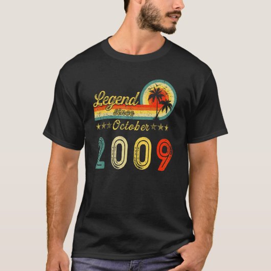 伝説2009年10月13歳13歳の誕生日 Tシャツ (正面)